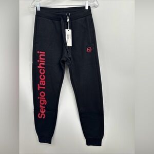 Sergio Tacchini Men's Nizard Track Joggers, Black Small NWT